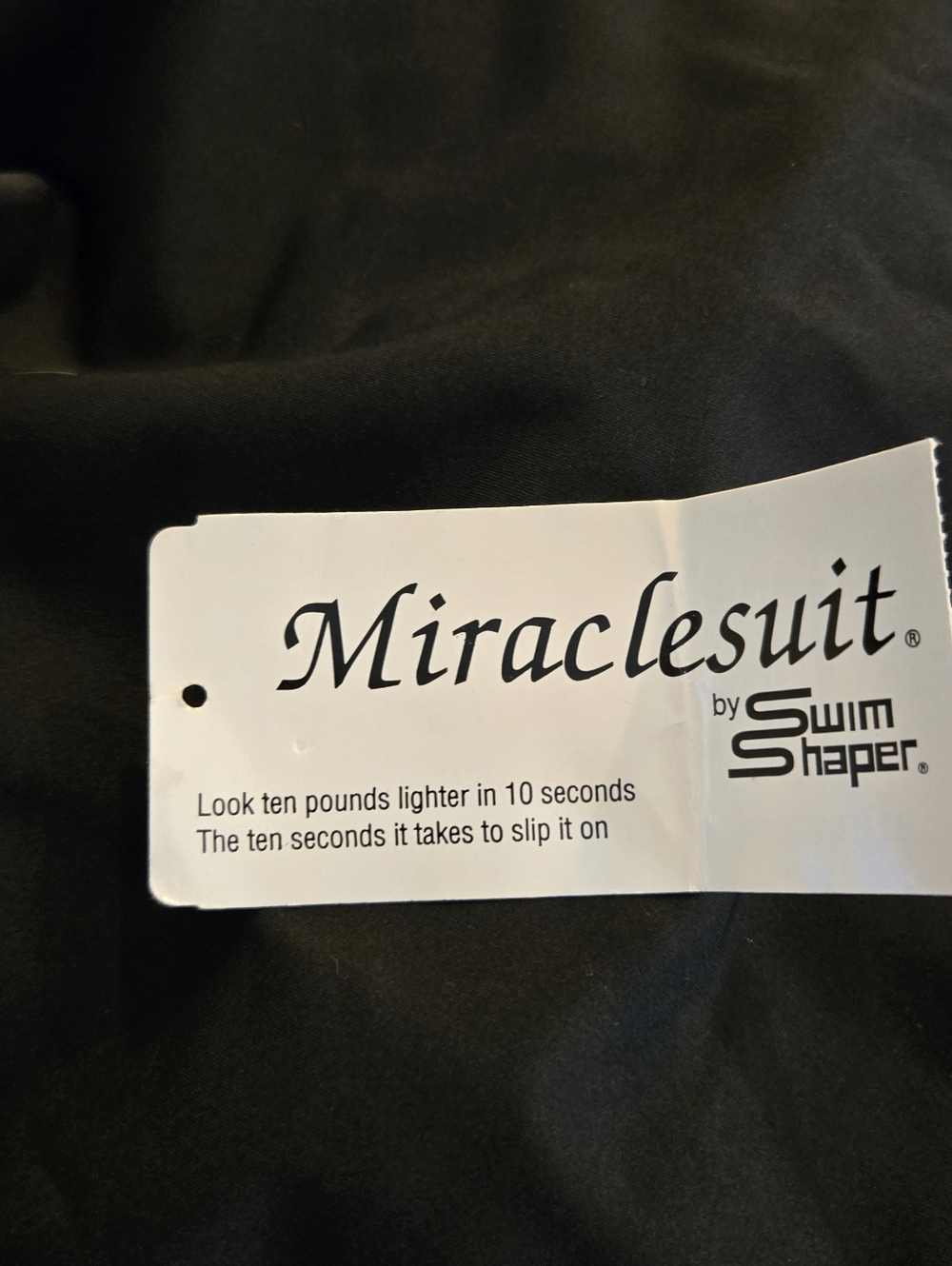 Miraclesuit Kara Classic Black & White One-Piece Swimsuit - Picture 12 of 12